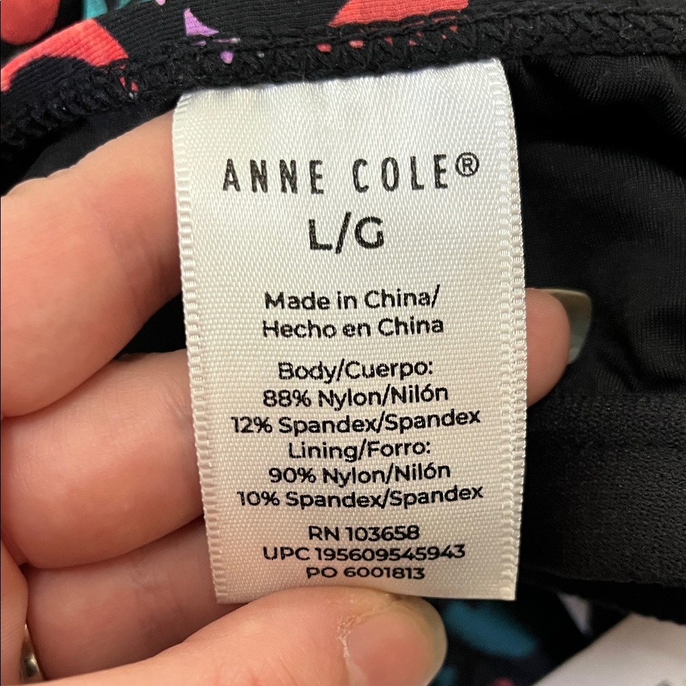 NWT Anne Cole Paisley Swim Top - Picture 2 of 10
